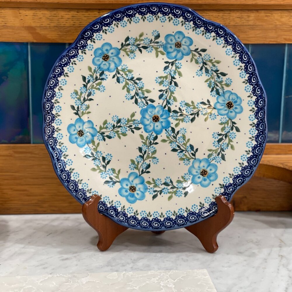 Gorgeous "Daphne" Floral Plate-Made in Poland-NEW - Picture 8 of 15